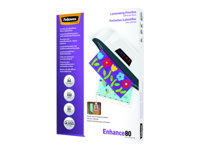 FELLOWES POCHETTES A4 – DOS ADHESIF – 80 MICR