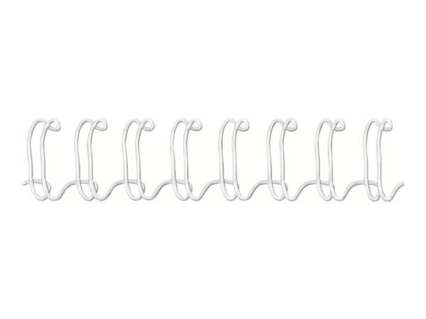 FELLOWES rel metall 34 boucles 10mm 3/8in blanc x 100pk