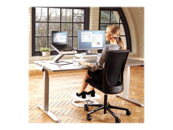 FELLOWES REPOSE-PIEDS HANA – BLANC