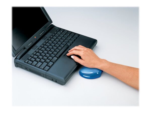 FELLOWES REPOSE-POIGNET GEL CRYSTAL – BLEU