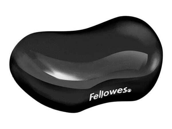 FELLOWES REPOSE-POIGNET GEL CRYSTAL – NOIR