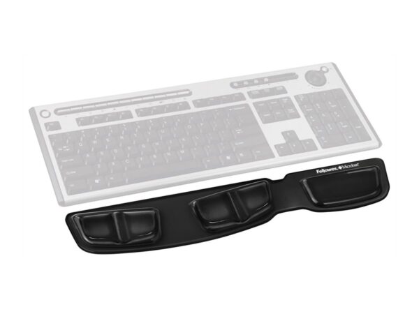 FELLOWES Repose-poignets clavier Health-V – Noir Antibactérien