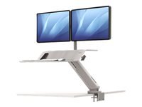 FELLOWES STATION ASSIS-DEBOUT LOTUS RT DOUBLE – BLANC