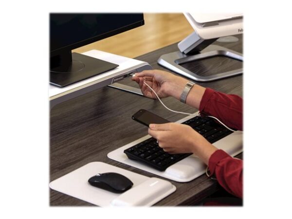 FELLOWES SUPPORT MONITEUR HANA 230V EU/UK – BLANC