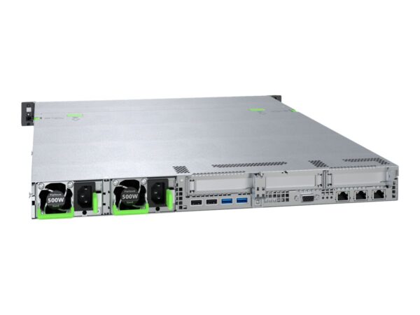 FUJITSU PRIMERGY RX1330 M5 Intel Xeon E-2336 6C/12T 2.90GHz 1x16Go 4×2.5p 2x1Go TPM 2.0 1xRPS 500W Titanium 1YW Short Depth