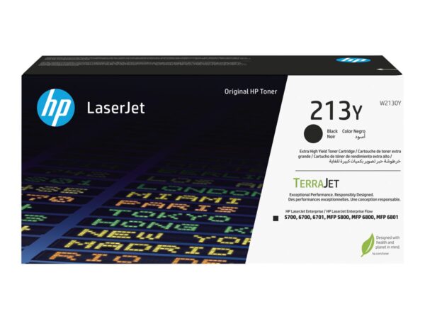 HP 213Y Black Original LaserJet Toner Cartridge