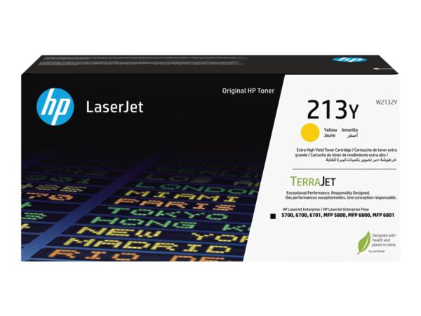 HP 213Y Yellow Original LaserJet Toner Cartridge