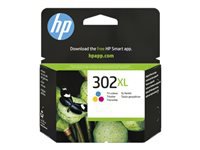 HP 302XL original Tri-color Ink cartridge F6U67AE 301 Blister