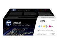 HP 312A original CYM Toner cartridge CF440AM multipack