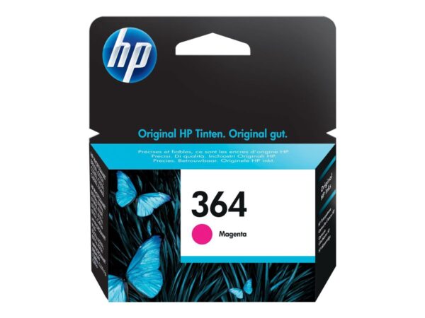 HP 364 original Ink cartridge CB319EE BA1 magenta standard capacity 3ml 300 pages 1-pack with Vivera Ink cartridge