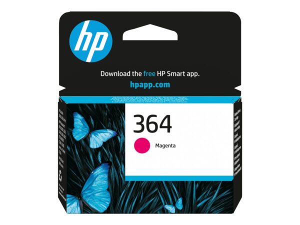 HP 364 original Ink cartridge CB319EE BA1 magenta standard capacity 3ml 300 pages 1-pack with Vivera Ink cartridge