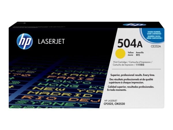 HP 504A original Colour LaserJet Toner cartridge CE252A yellow standard capacity 7.000 pages 1-pack ColorSphere