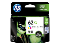 HP 62XL original Ink cartridge C2P04AE 301 tri-colour high capacity 1-pack Blister multi tag