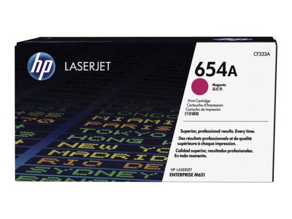 HP 654A original Toner cartridge CF333A magenta standard capacity 15.000 pages 1-pack