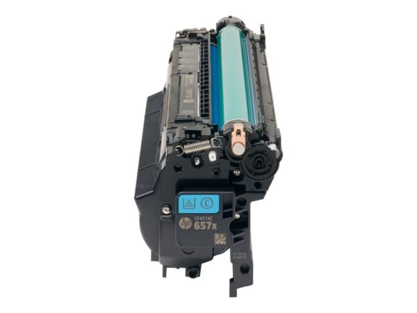 HP 657X original LaserJet Toner cartridge CF471X Cyan High Yield