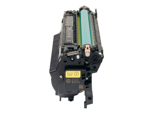HP 657X original LaserJet Toner cartridge CF472X Yellow High Yield