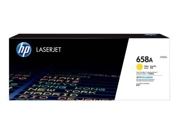 HP 658A Yellow LaserJet Toner Cartridge