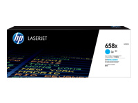 HP 658X Cyan LaserJet Toner Cartridge