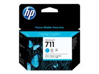 HP 711 original Ink cartridge CZ134A cyan standard capacity 3-pack