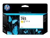 HP 745 original Ink cartridge F9J96A Yellow 130 ml
