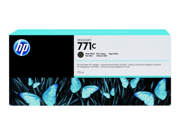 HP 771C original Ink cartridge B6Y07A matte black standard capacity 775ml 1-pack
