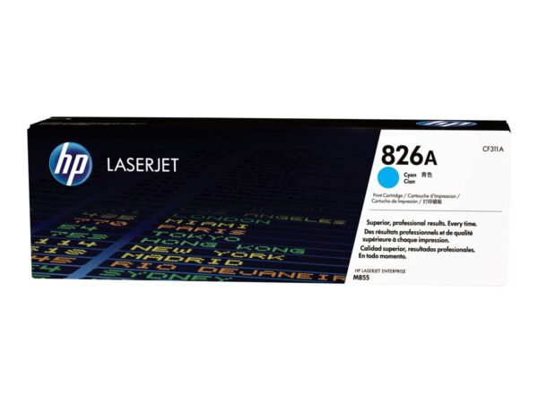 HP 826A original Toner cartridge CF311A cyan standard capacity 31.500 pages 1-pack