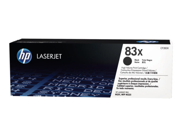HP 83X original Toner cartridge CF283X black high capacity 2.200 pages 1-pack