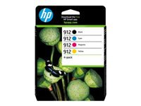 HP 912 CMYK Original Ink Cartridge 4-Pack