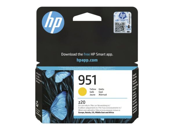 HP 951 original Ink cartridge CN052AE BGX yellow standard capacity 700 pages 1-pack Officejet