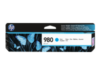 HP 980A original Ink cartridge D8J07A cyan standard capacity 86.5ml 6.600 pages 1-pack Office jet Enterprise