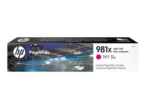 HP 981X original High Yield Magenta PageWide Cartridge L0R10A