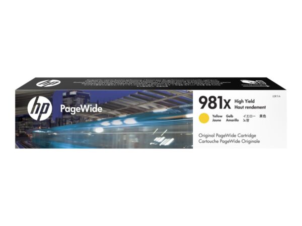 HP 981X original High Yield Yellow PageWide Cartridge L0R11A