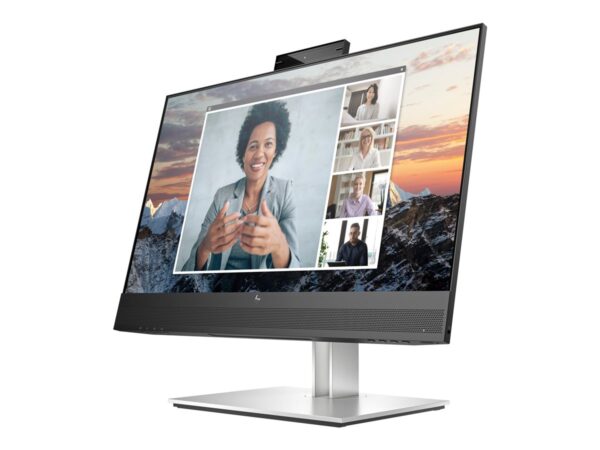 HP Écran de conférence E24m G4 FHD avec webcam 5Mpx 23.8p FHD 1920×1080 HDMI USB-C USB hub DisplayPort