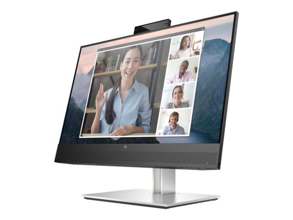 HP Écran de conférence E24mv G4 FHD avec webcam IR 5Mpx 23.8p FHD 1920×1080 HDMI VGA USB hub DisplayPort 3/3/0