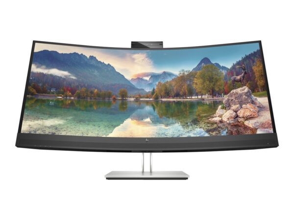 HP Écran de conférence incurvé E34m G4 avec webcam 5Mpx 34p WQHD 3440×1440 HDMI USB-C USB hub DisplayPort