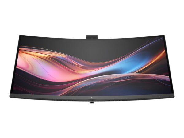 HP Écran de conférence incurvé WQHD HP Series 7 Pro 734pm avec webcam IA 5 Mpx HDR 34p WQHD 3440×1440 HDMI USB-C Disp