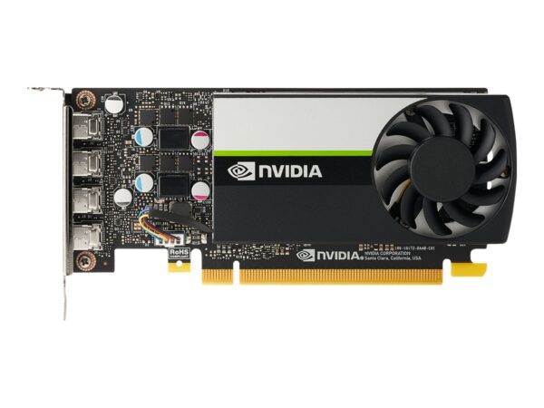 HP NVIDIA T1000 4Go 4mDP GFX w/2 mDP to DP Adapter