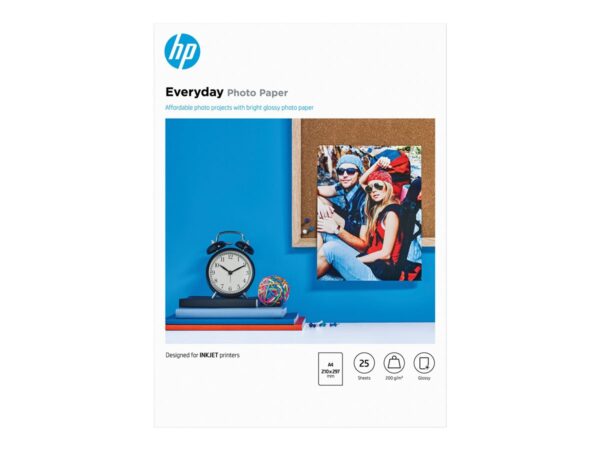 HP original Q5451A Everyday Glossy Photo Paper Ink cartridgetjet 200g/m2 A4 25 sheets 1-pack
