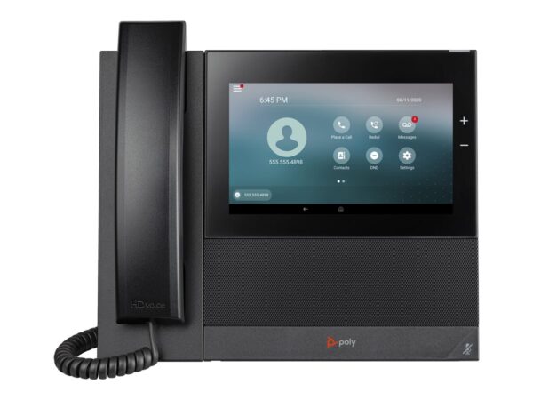 HP Poly CCX 600 Business Media Phone with Open SIP and PoE-enabled
