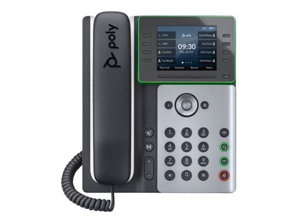 HP Poly Edge E350 IP Phone and PoE-enabled