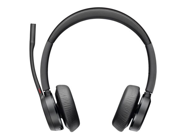 HP Poly Voyager 4320-M Voyager 4300 series headset on-ear Bluetooth wireless wired USB-A black Zoom Certified MS Teams