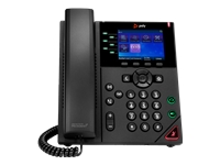 HP Poly VVX 350 6-Line IP Phone and PoE-enabled