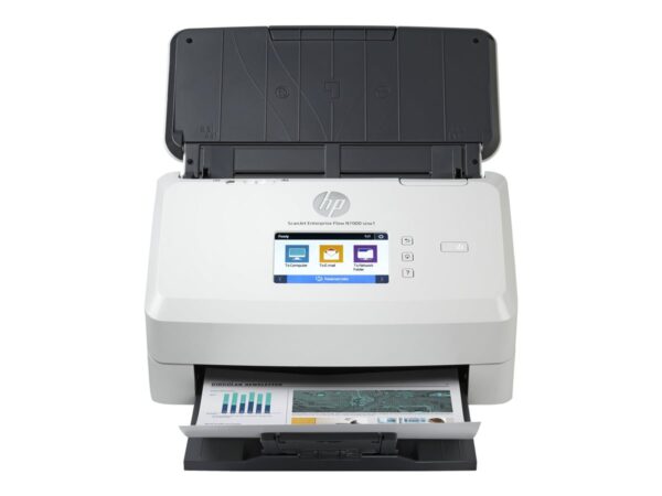 HP ScanJet Ent Flow N7000 snw1 scanner à défilement Réseau/USB A4 recto-verso avec chargeur auto 80 feuilles – jusqu’à 75 ppm/150ipm