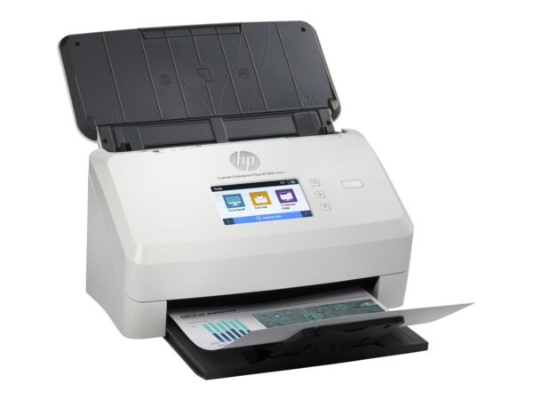 HP ScanJet Ent Flow N7000 snw1 scanner à défilement Réseau/USB A4 recto-verso avec chargeur auto 80 feuilles – jusqu’à 75 ppm/150ipm