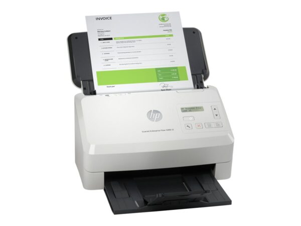 HP ScanJet Enterprise Flow 5000 s5 scanner à défilement A4 recto-verso avec chargeur automatique 80 feuilles – jusqu’à 65 ppm/130ipm