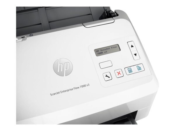 HP ScanJet Enterprise Flow 7000 s3 scanner à défilement A4 recto-verso avec chargeur automatique 80 feuilles – jusqu’à 75 ppm/150ipm