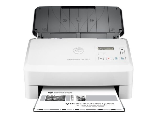 HP ScanJet Enterprise Flow 7000 s3 scanner à défilement A4 recto-verso avec chargeur automatique 80 feuilles – jusqu’à 75 ppm/150ipm
