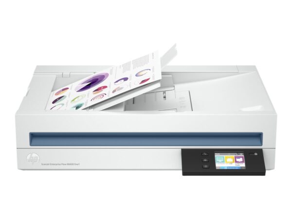 HP ScanJet Enterprise Flow N6600 fnw1 scanner à plat Réseau/USB A4 avec chargeur auto de 100 feuilles – jusqu’à 50 ppm/100ipm