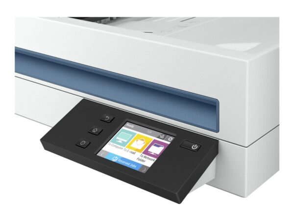 HP ScanJet Enterprise Flow N6600 fnw1 scanner à plat Réseau/USB A4 avec chargeur auto de 100 feuilles – jusqu’à 50 ppm/100ipm