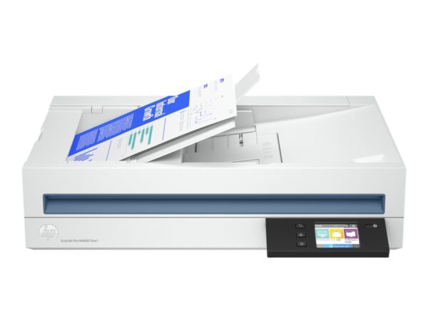 HP ScanJet Pro N4600 fnw1 scanner à plat Réseau/USB A4 avec chargeur automatique de 100 feuilles – jusqu’à 40 ppm/80ipm